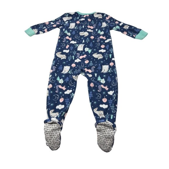 2 Baby Girl's Sleepers & 1 Romper Size 18 Months - Picture 3 of 9